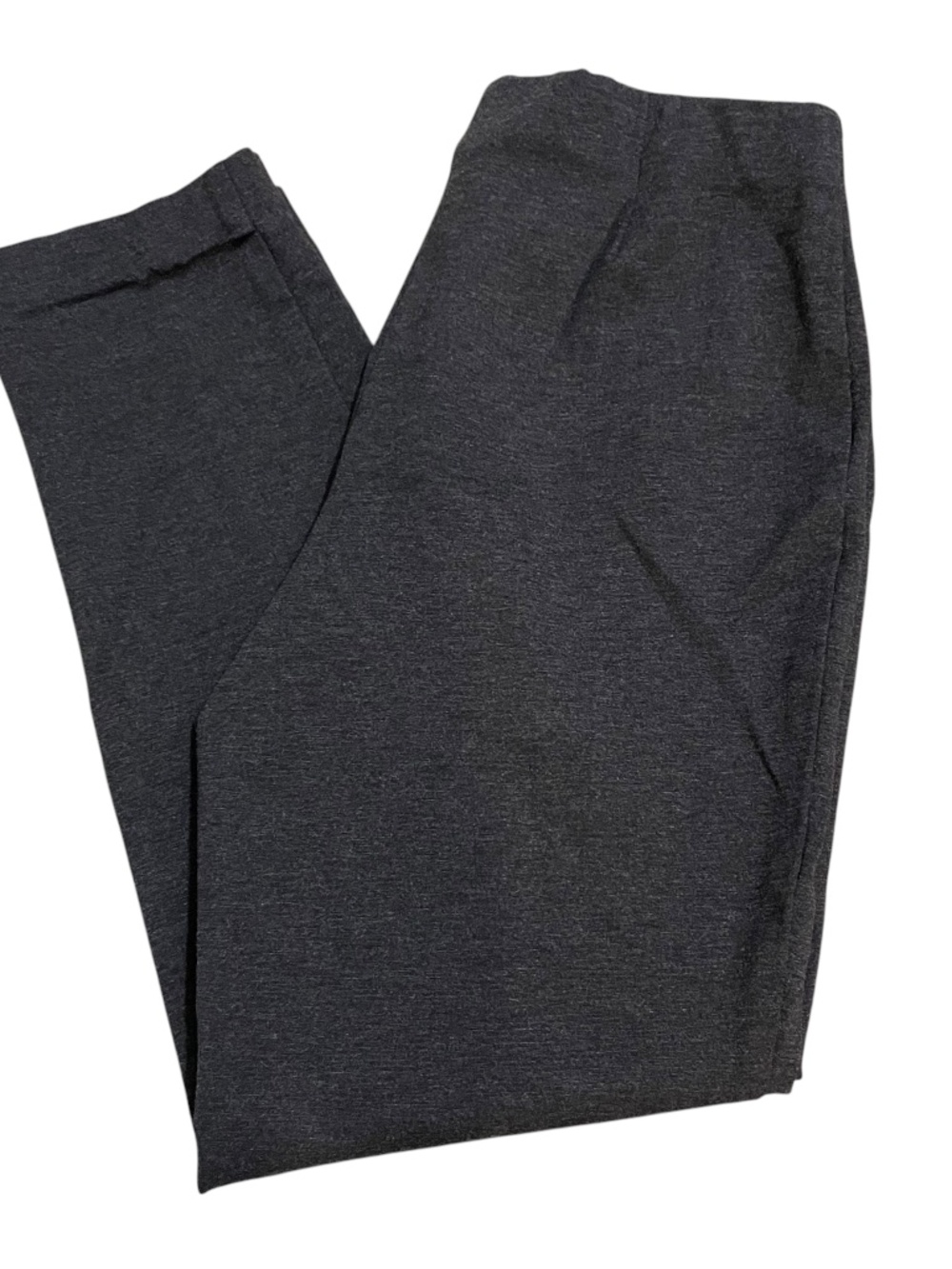 J Jill Gray Ponte Pants Small Petite Slim Leg Stretch Classic Neutral Comfort